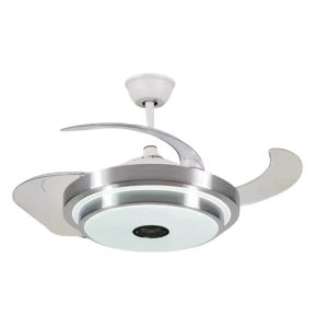 Fivestar  FL069S Ceiling Decorative Fancy Ceiling Fan Light  Retractable Ceiling Fan Light with Bluetooth Speaker