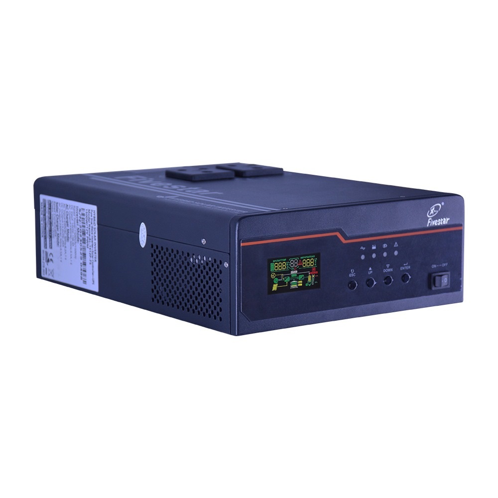 Fivestar 1500W 12V 220vac/110vac output PWM AL Hybrid UPS Pure Sine Solar Inverter - Image 3