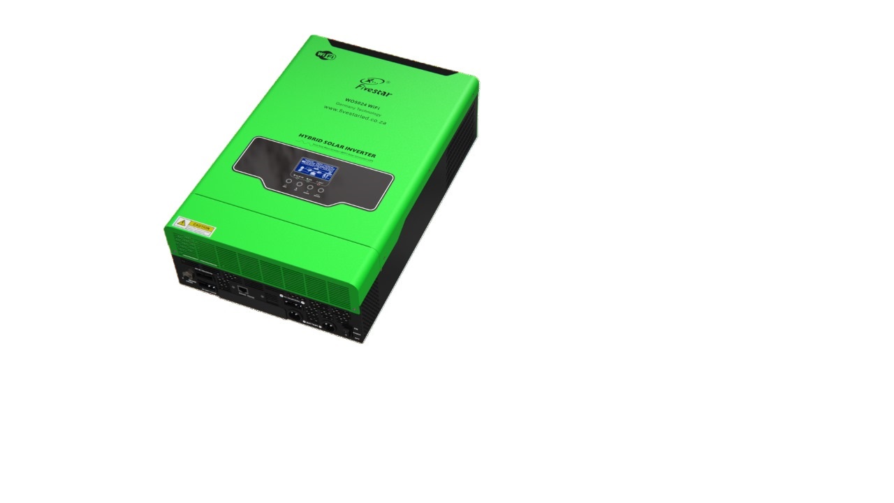 Fivestar 5KVA 4000W 24V MPPT WO Pure Sine Wave Hybrid Solar Inverter ...
