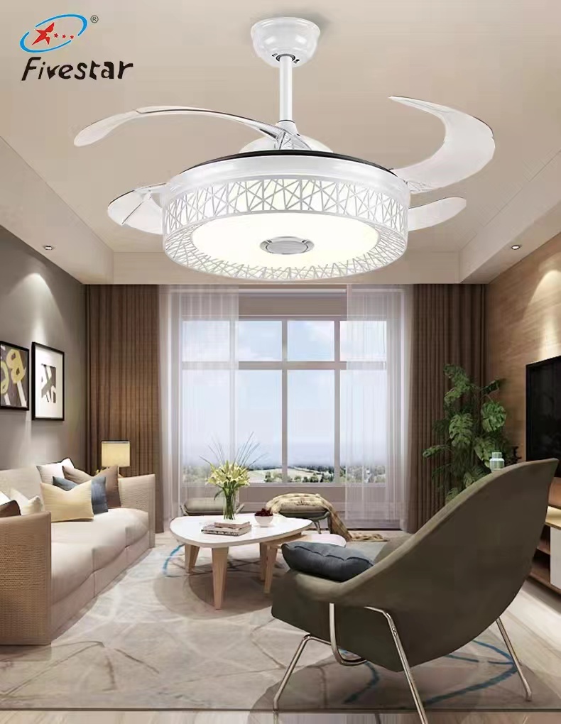 Fivestar FL067 Ceiling Decorative Fancy Ceiling Fan Light with Foldable Blades - Image 2