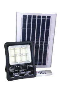FS 100W  Solar Flood Light  Auto Day Sensing With Remote Control GT076