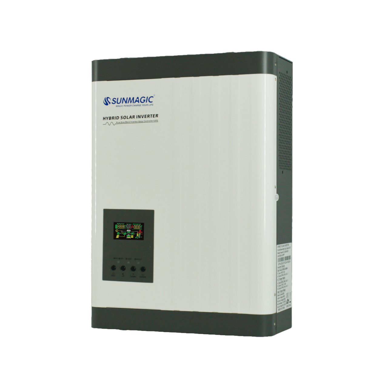 SunMagic 3.5KVA 3000W 24V PWM VZ Pure Sine Wave Hybrid Solar Inverter - Image 3