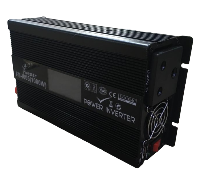 Fivestar 1000W 12V MDF Modified Sine Wave inverter Black inverter With the USB Port - Image 4