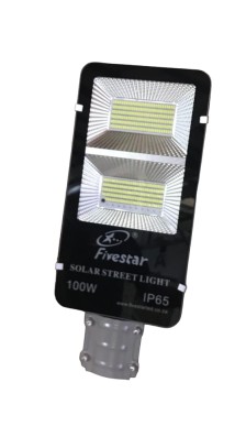 FS 100W Solar Street Light LED With A Remote Control And Solar Panel Included Fivestar XJD100