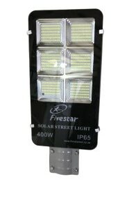 FS 400W Solar Street Light LED With A Remote Control And Solar Panel Included Fivestar XJD400