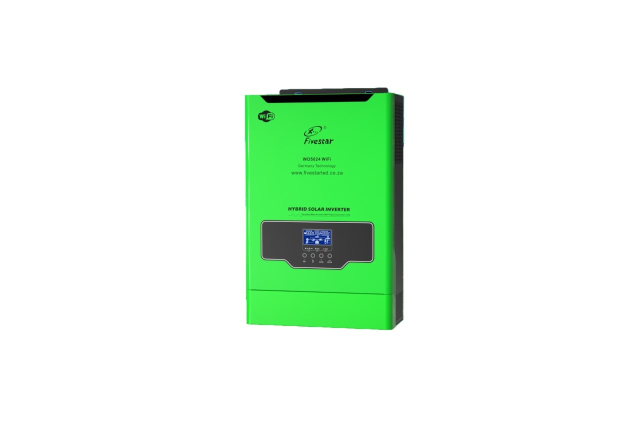 Fivestar 5KVA 4000W 24V MPPT WO Pure Sine Wave Hybrid Solar Inverter - Image 3