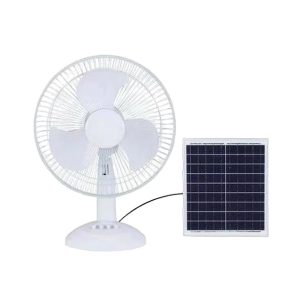 Fivestar  -799  12-Inch Solar Rechargeable Desktop Fan With A USB Cable