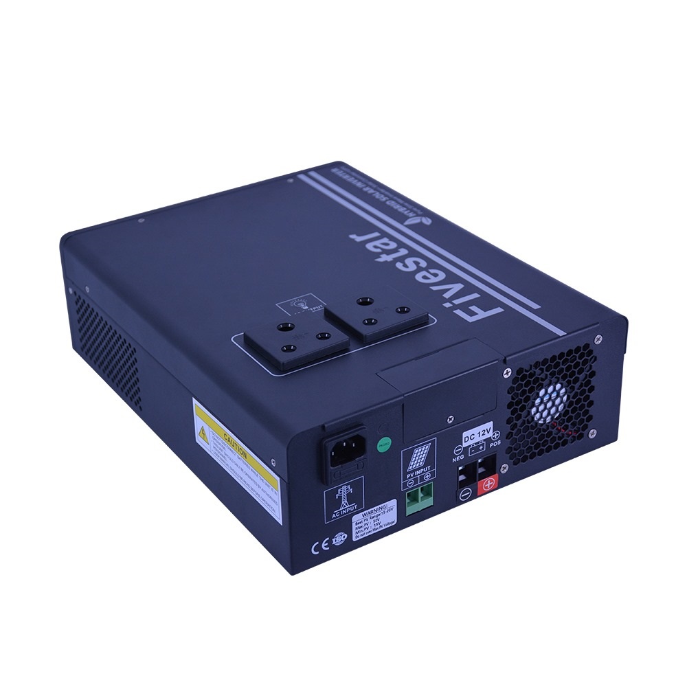 Fivestar 1200W 12V Hybrid Ups Solar Inverter PWM AL1212 With Auto sensing 220VAC/110VAC - Image 5