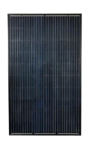 Black Friday 350w Monocrystalline  Solar Panel With Coated Tempered Glass and Black Flame