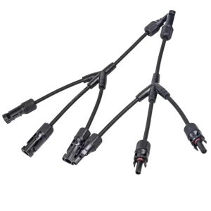 FS MC4 Y 3 to 1 Connector 3way Pair Solar Combiner Cable