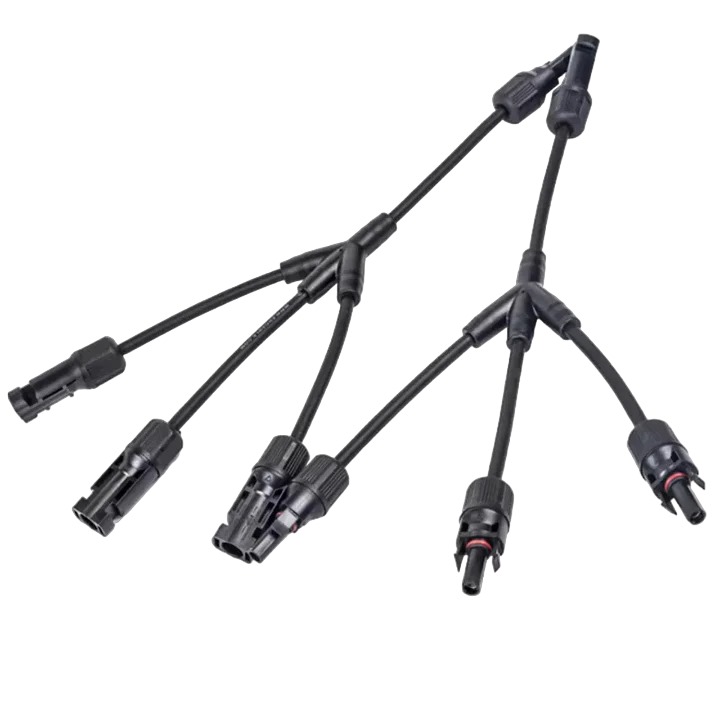 FS MC4 Y 3 to 1 Connector 3way Pair Solar Combiner Cable