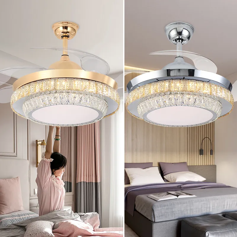 Fivestar FL-060 Ceiling Decorative Fancy Ceiling Fan Light with Remote Control 6 Wind Speed - Image 2