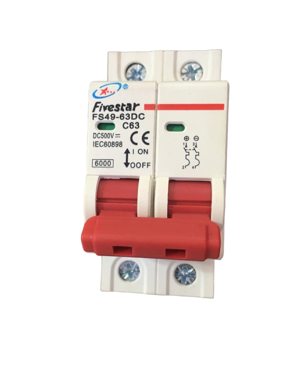 FS 63DC Double Pole Circuit Breaker
