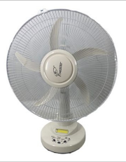 Fivestar  -806  16-Inch  12v-USB Charging Adjustable Rechargeable Desk Fan Light