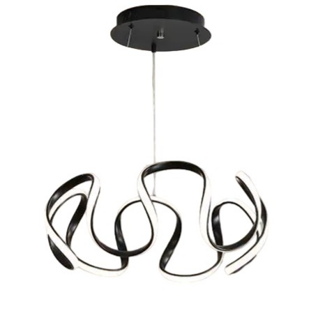 Fivestar CD 105 Pumpkin shape Interior decoration hanging lamp luxury modern silicone chandelier LED pendant Light - Image 2