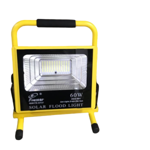 FS 60W Solar Rechargeable & Portable Outdoor LED Flood Light With Control And Wireless Remote Control  GT37