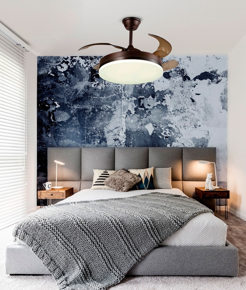 Fivestar FL-077 Ceiling Decorative Fancy Ceiling Fan Light with Remote Control 6 Wind Speed - Image 2