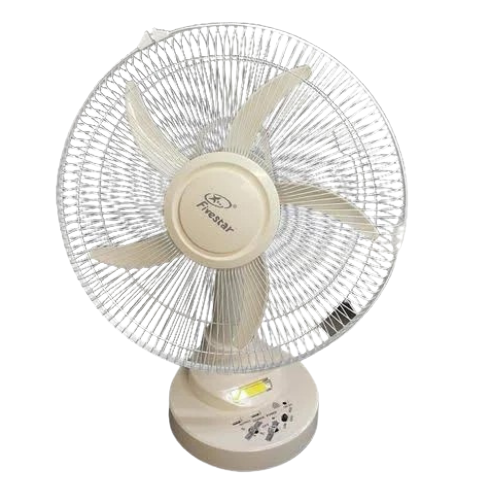 Fivestar -806 16-Inch 12v-USB Charging Adjustable Rechargeable Desk Fan Light - Image 3