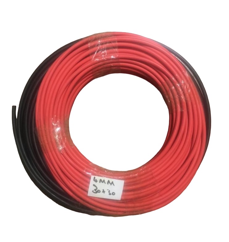 FS 30m Red +30m 4mm Black PV Solar Cable Copper Wire