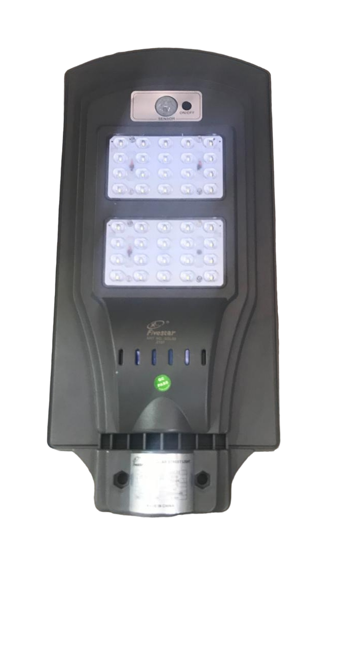 FS 60W Solar Street Light LED With A Remote Control And Solar Panel Attached Fivestar SSL03 - Image 2