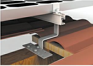 FS Aluminium Tile Hook Roof Mount - Image 3