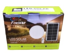 FS 20W LED Solar Ceiling Light With RainProof And A Remote Control  JL005