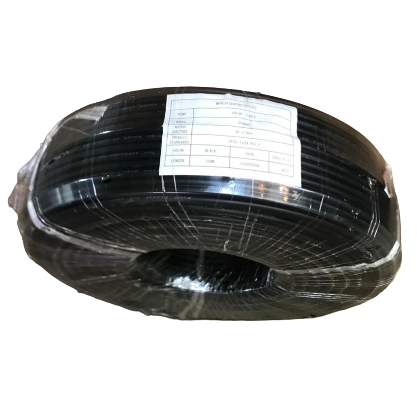 FS 100m 4mm Black Double PV Copper Solar Cable - Image 2