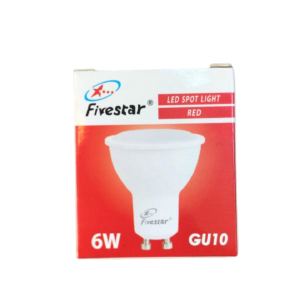 FS-GU10 LC 6w  Red LED Spot Light