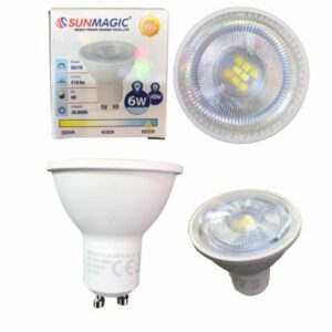 SM-GU10 LA 6w Cool White LED Spot Light
