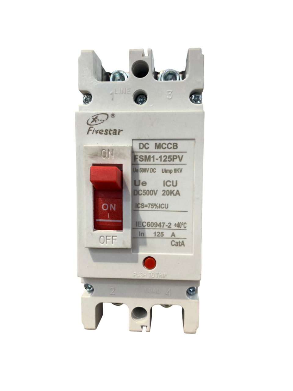 Fivestar FSM1-125PV 125A 2p DC Moulded Case Circuit Breaker