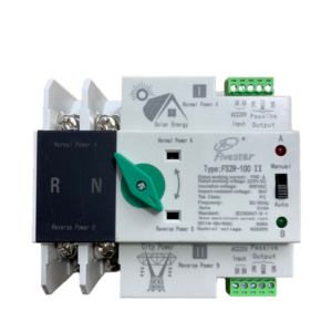 FS- 100A 2p PV-GRID Automatic Change over Switch