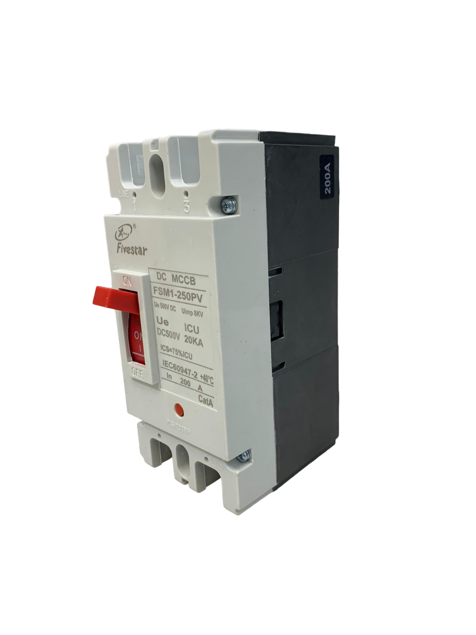 Fivestar FSM1-250PV 200A 2p DC Moulded Case Circuit Breaker - Image 5