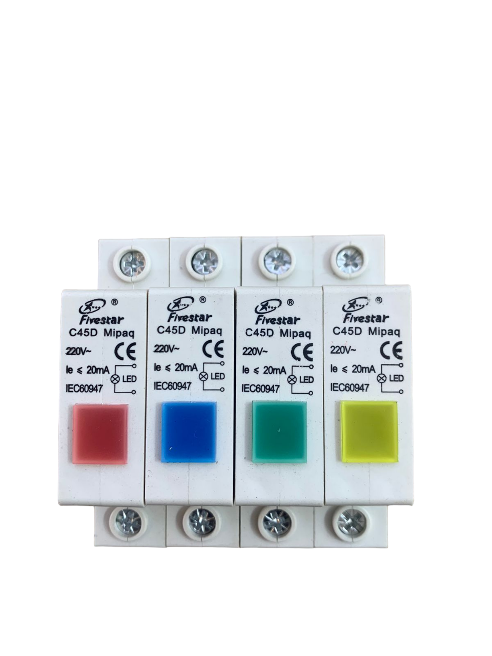 Fivestar C45D-18mm Red DIN Rail Indicator Light - Image 2