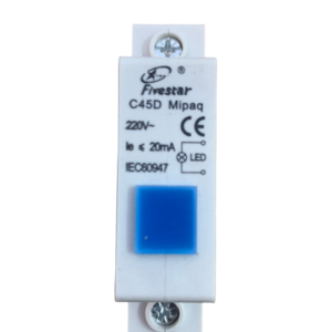 Fivestar C45D-18mm Blue DIN Rail Indicator Light