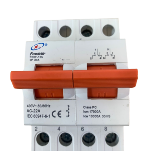 Fivestar FSSF-125 80A 2P Changeover Switch Breaker  Manual