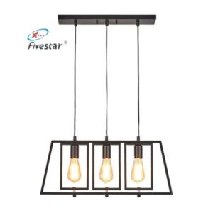 Fivestar- CD23- Three-Headed Rotatable Window Iron Pendant Light