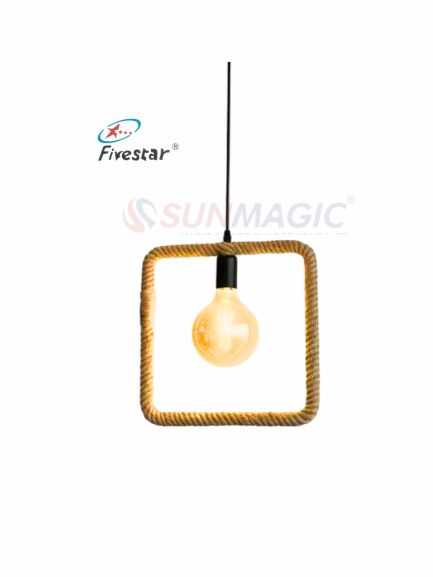 Fivestar- CD10 Square Rope Pendant Light