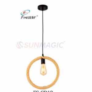 Fivestar CD12 Round Rope Pendant Light