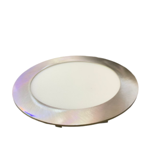 FS-NF1214 12w Silver LED Round Flush Panel Light 6500k