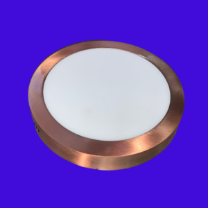 FS-NF1202 12w Copper LED Round Surface Panel Light 6500k