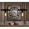 Fivestar- CD98 Vintage Spoked Wheel Pendant Light - Image 2