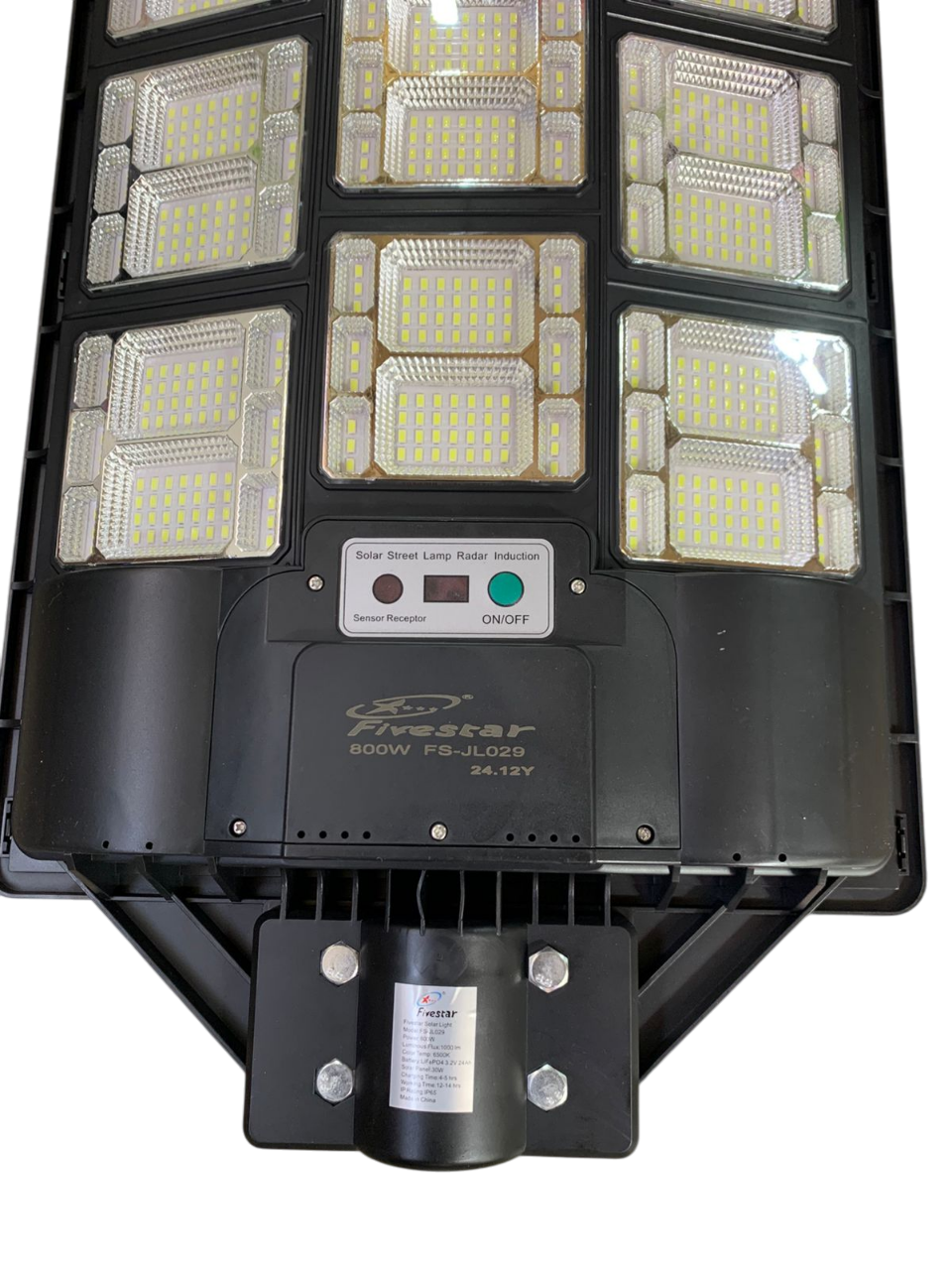 FS-JL029 800w Wireless Solar LED Street Light with Day/Night Sensor and Remote - Image 2