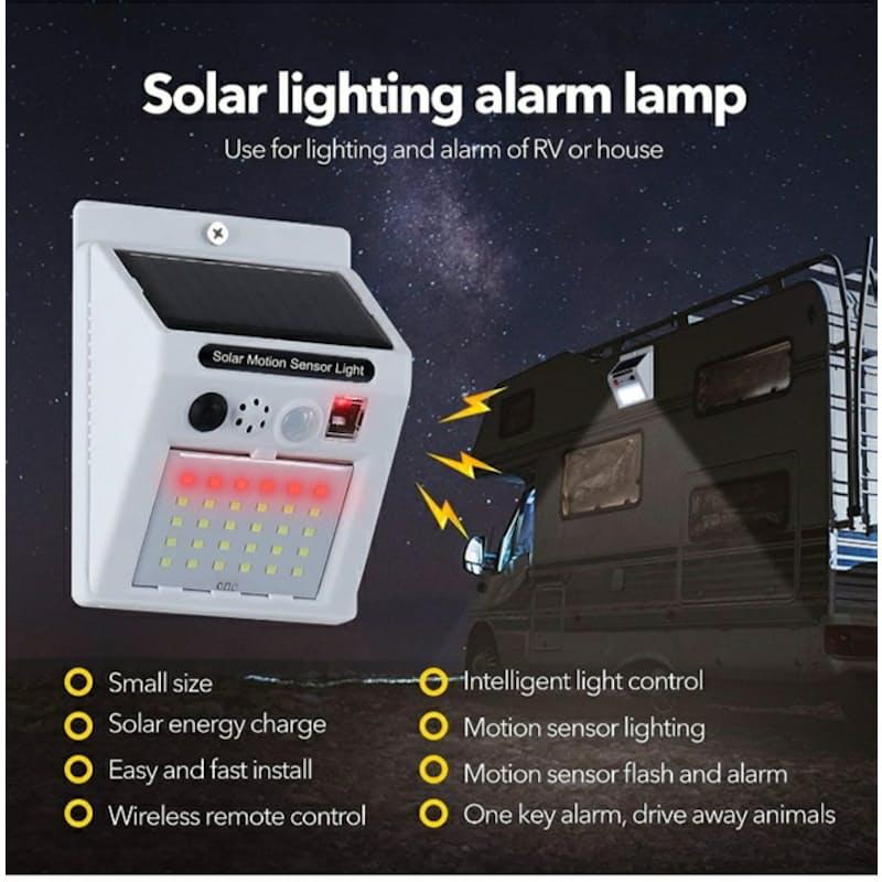 FS-SH-666 Solar Induction Security Alarm Wall Light With Remote Control - Image 4