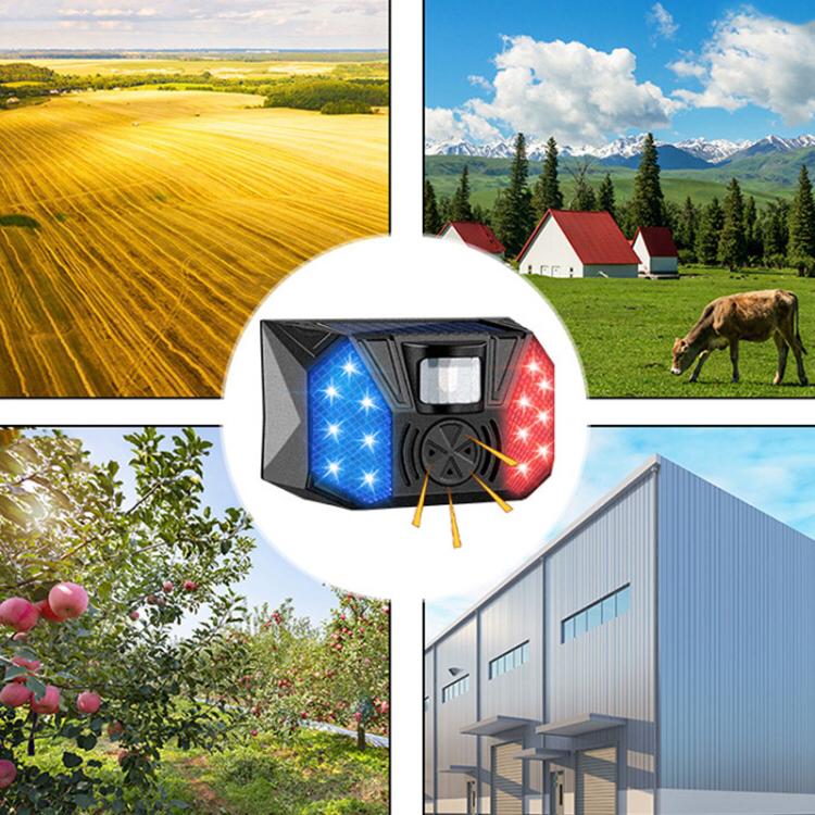 FS-N9116 Solar Intelligent Remote Control Alarm 129dB Loud Siren Motion Sensor will Detect Movement with in 5-8 Meters - Image 6