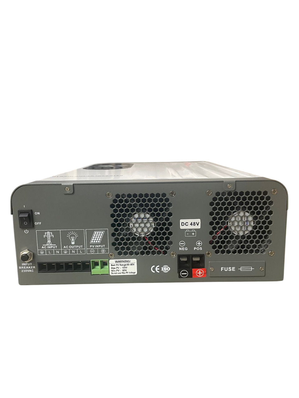 Fivestar-VZ-5548PS 5.5KVA 48V PWM Hybrid Solar Inverter Pure Sine Wave + Solar Controller + UPS - Image 5