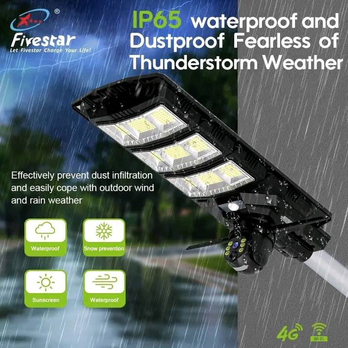 FS-SCM001- WiFi Solar Camera with 450w Solar Flood Light IP65(water proof) - Image 5