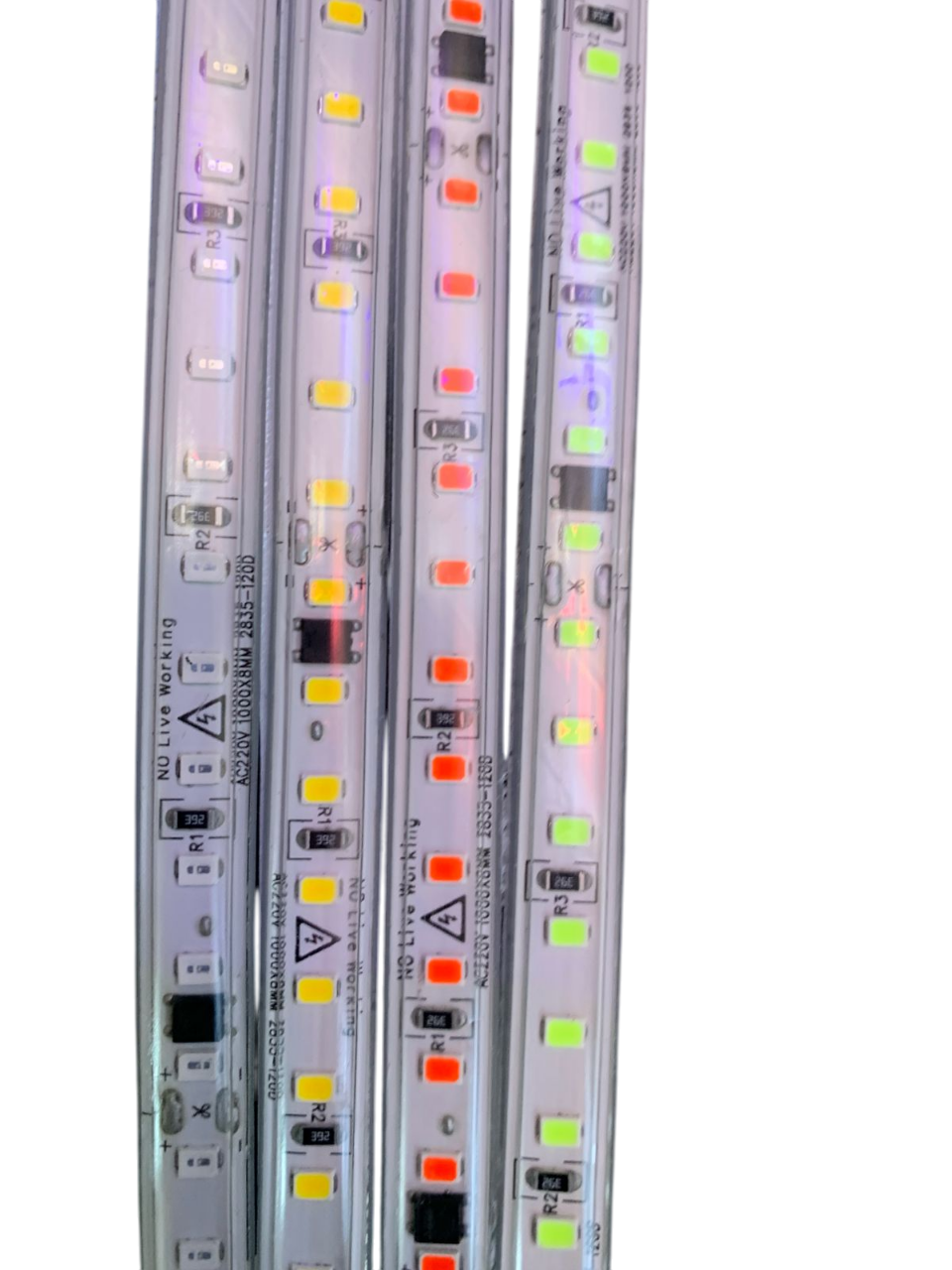 FS-DD02- 100M 220V 2835-8MM 120L/M Red LED Strip Light - Image 2