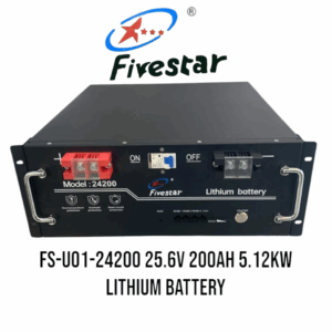 FS-U01-24200 25.6v 200Ah 5.12kw High Quality Lithium ion Battery