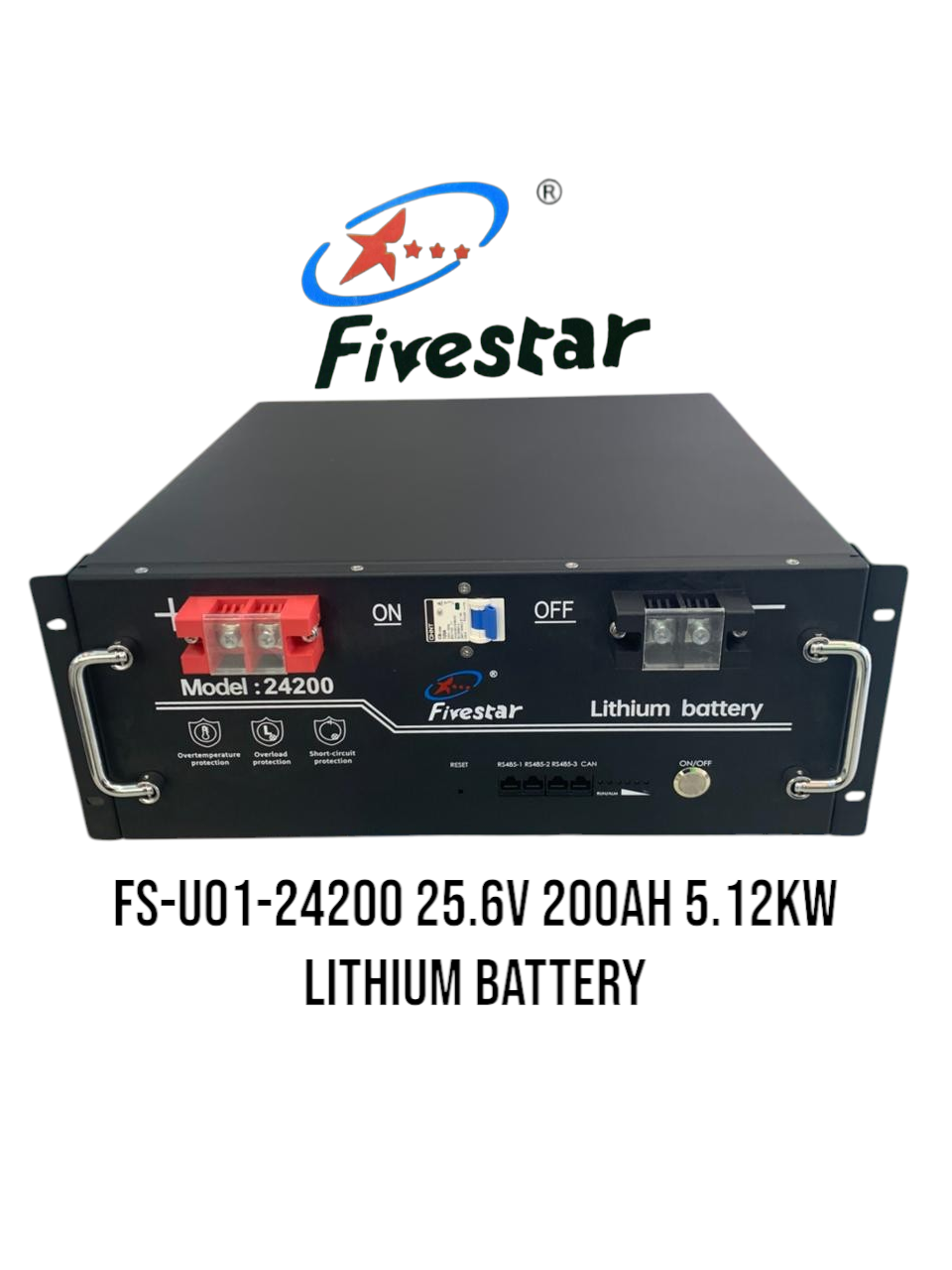 FS-U01-24200 25.6v 200Ah 5.12kw High Quality Lithium ion Battery