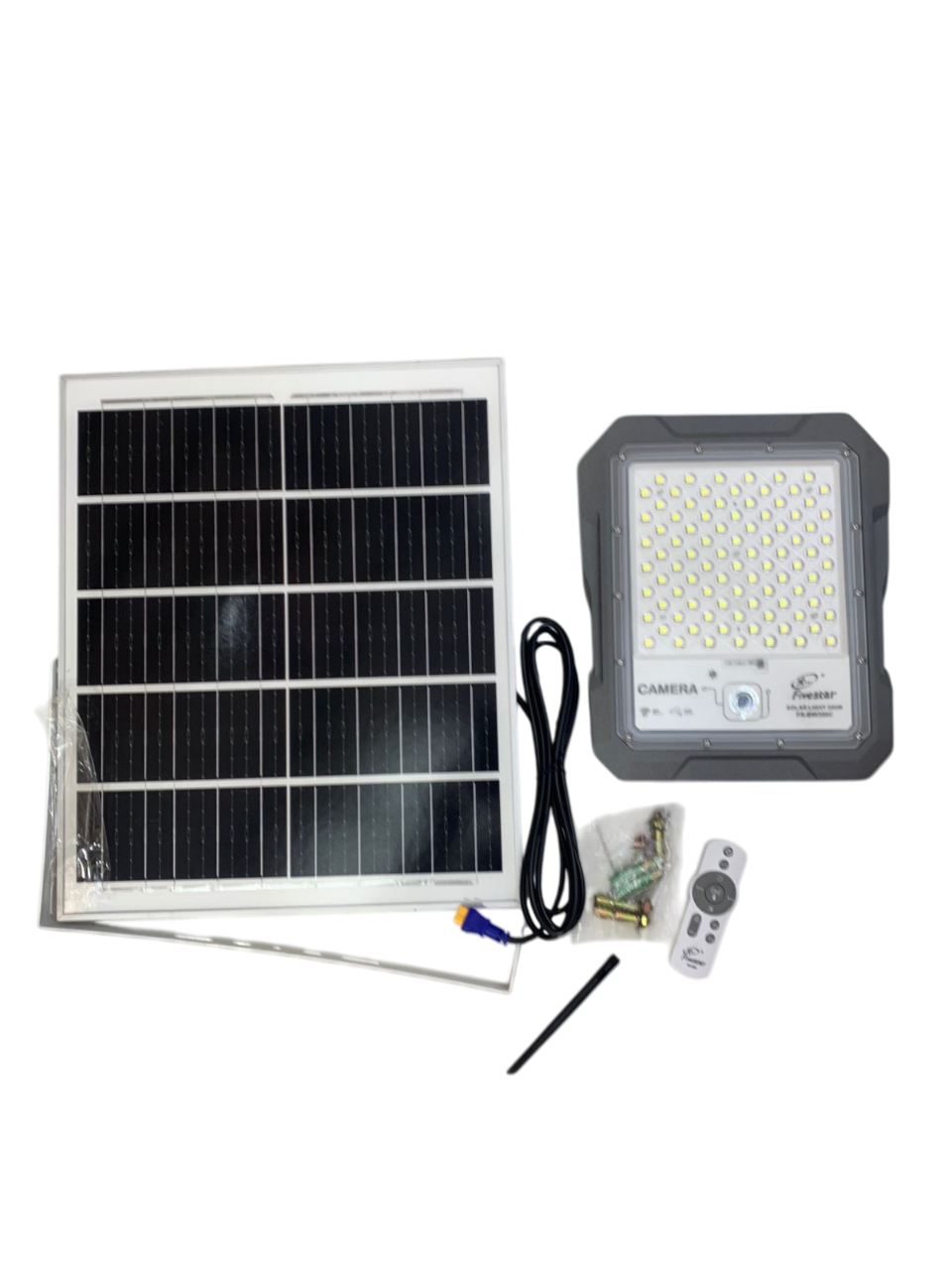 FS-BW100C 100W Solar Monitoring Flood Light With CCTV Camera Full HD 1440P Easy to Achieve Real-time Remote Viewing IP65 Waterproof - Image 3